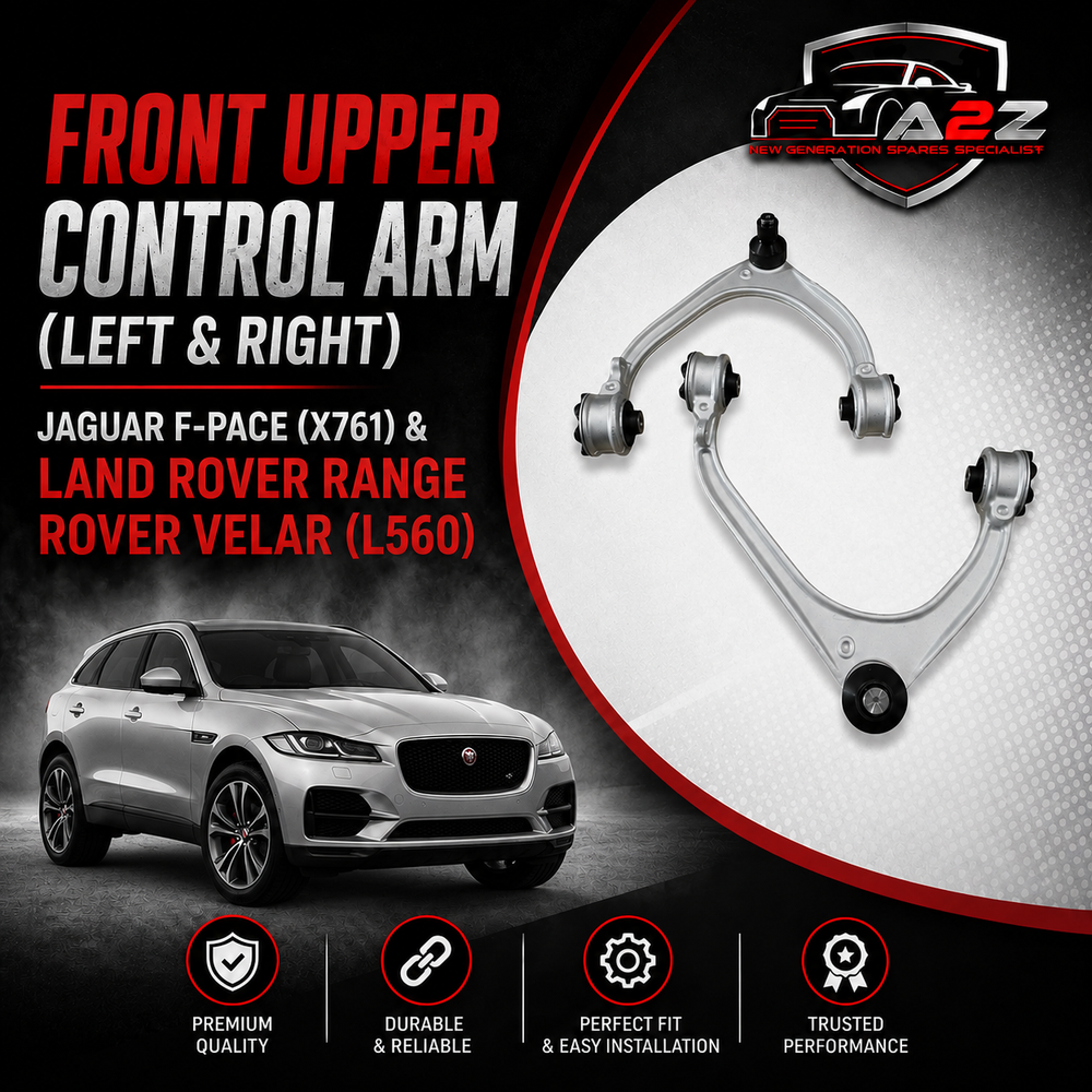 Front Upper Control Arm (Set Of 2) Left T4A1068 T4A1069  & Right T4A1010 Compatible with JAGUAR F-PACE (X761) & LAND ROVER RANGE ROVER VELAR (L560)