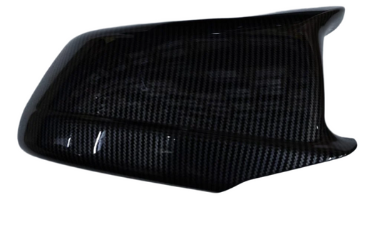 Side Mirror upper cover Set (Side Mirror cover)  Carbon Fiber Horn Model Left 51167216369 & Right 51167216370 Compatible With BMW 5 Series F10 2010-2013 TAG-SMC-56