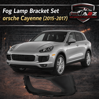 Fog Lamp Bracket Set Left 958505333459B9 & Right 958505334459B9 Compatible With Porsche Cayenne (2015-2017) Tag No.201