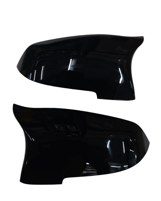 Side Mirror upper cover (Side Mirror cover) Glossy Black Horn Model Left 51167308683 & Right 51167308684 Compatible With BMW 5 Series F07 GT & F10 LCI & 6 Series F06 F12 & 7 Series F02   2014-2017 TAG-SMC-59