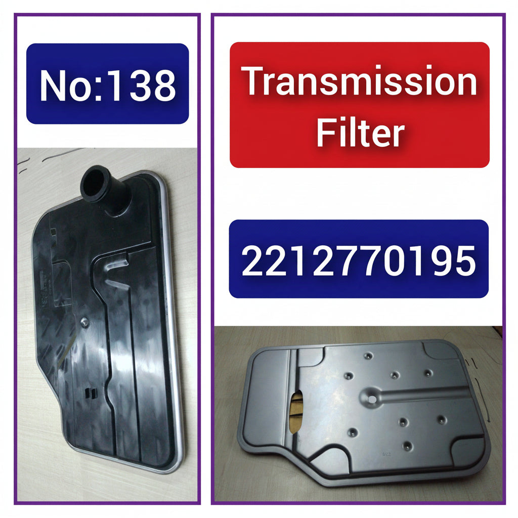 Transmission Oil Filter 2212770195 2202770395 2202770695 & EG841H D449 & HX230 Compatible With MAYBACH 57 (W240) & 62 (V240) & MERCEDES-BENZ C-CLASS (W203) & C-CLASS (W204) &  C-CLASS (W205)Tag 138