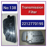Transmission Oil Filter 2212770195 2202770395 2202770695 & EG841H D449 & HX230 Compatible With MAYBACH 57 (W240) & 62 (V240) & MERCEDES-BENZ C-CLASS (W203) & C-CLASS (W204) &  C-CLASS (W205)Tag 138