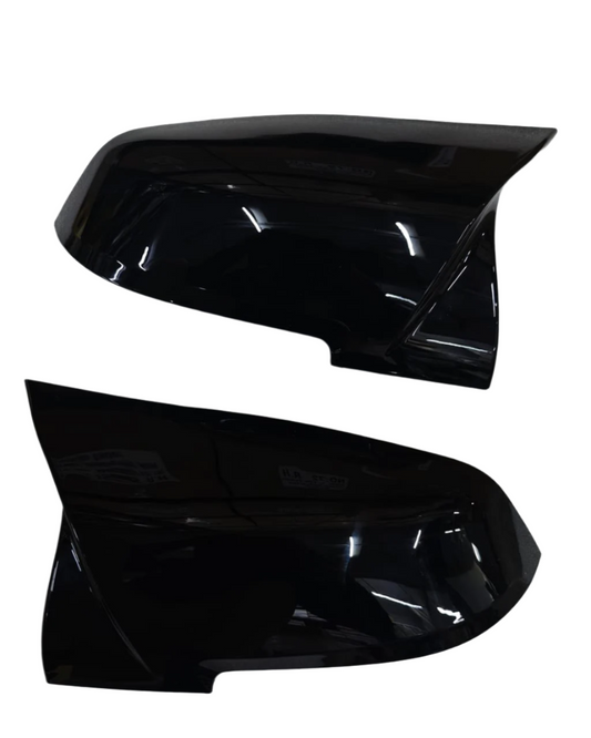 Side Mirror upper cover (Side Mirror cover) Glossy Black Horn Model Left 51167292745 & Right 51167292746  Compatible With BMW 1 Series F20  & 3 Series F30 F34 & X1 E84 TAG-SMC-61