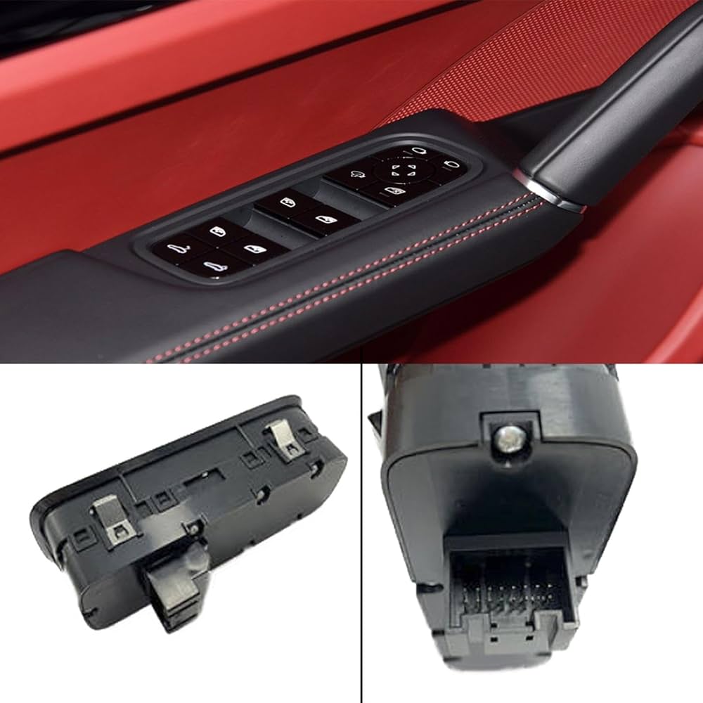 Black Window Switch For PORSCHE PANAMERA 971959858C 971959858 Tag-SW-66