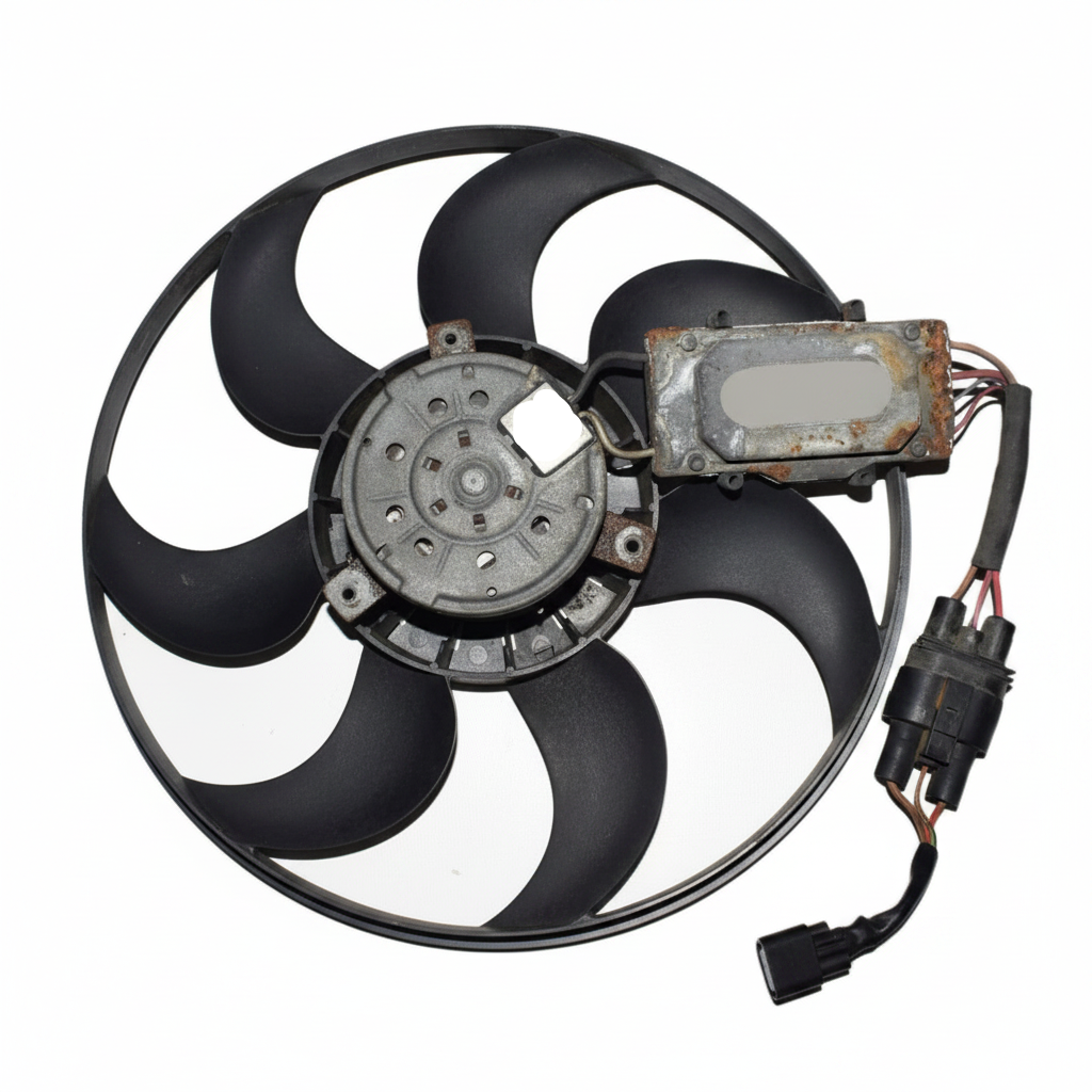 Engine Cooling Fan Motor Fan Assembly 4F0959455E Compatible With AUDI A6 C6 (4F2) | A6 / S6
