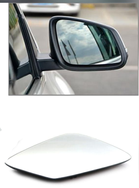 Side Rearview Wing Side Mirror Glass Left 51167390617 & Right 51167390618 Compatible With BMW X1 F48