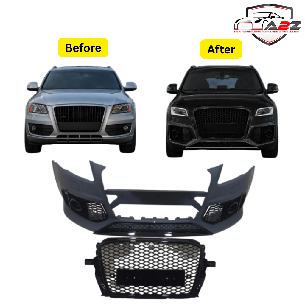 Front Bumper Bumper Kit FBK13 Compatible With Audi Q5 (2012-15) Upgrade Into RSQ5