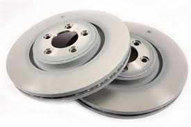 Front Brake Disc Set C2C25336 Compatible With JAGUAR XF I (X250)