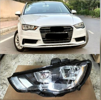 Headlight Headlamp Left & Right  (Without Blaster) Compatible With AUDI A3 (2013-2016) Tag No.162
