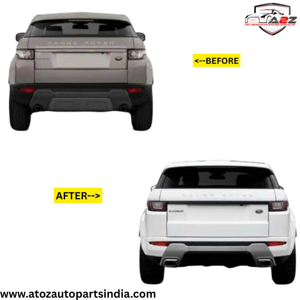 Conversion Bumper Body Kit Compatible With Land Range Rover Evoque 2010-2015 Upgrade To Land Range Rover Evoque 2017 (Shipping Cost Not Included In Price)
