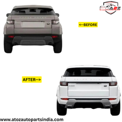 Conversion Bumper Body Kit Compatible With Land Range Rover Evoque 2010-2015 Upgrade To Land Range Rover Evoque 2017 (Shipping Cost Not Included In Price)