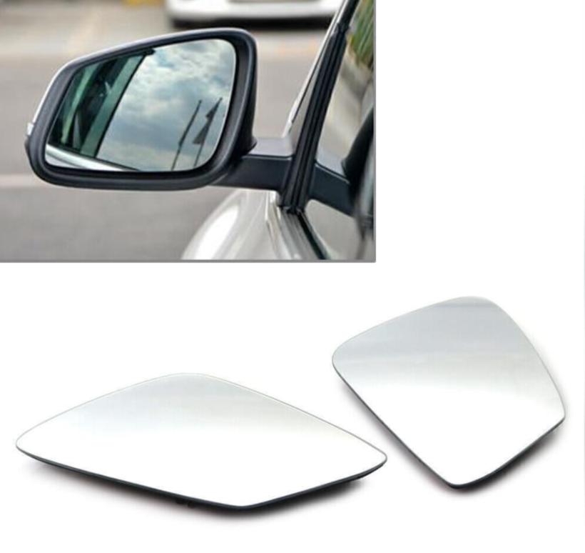 Side Rearview Wing Side Mirror Glass Left 51167390617 & Right 51167390618 Compatible With BMW X1 F48