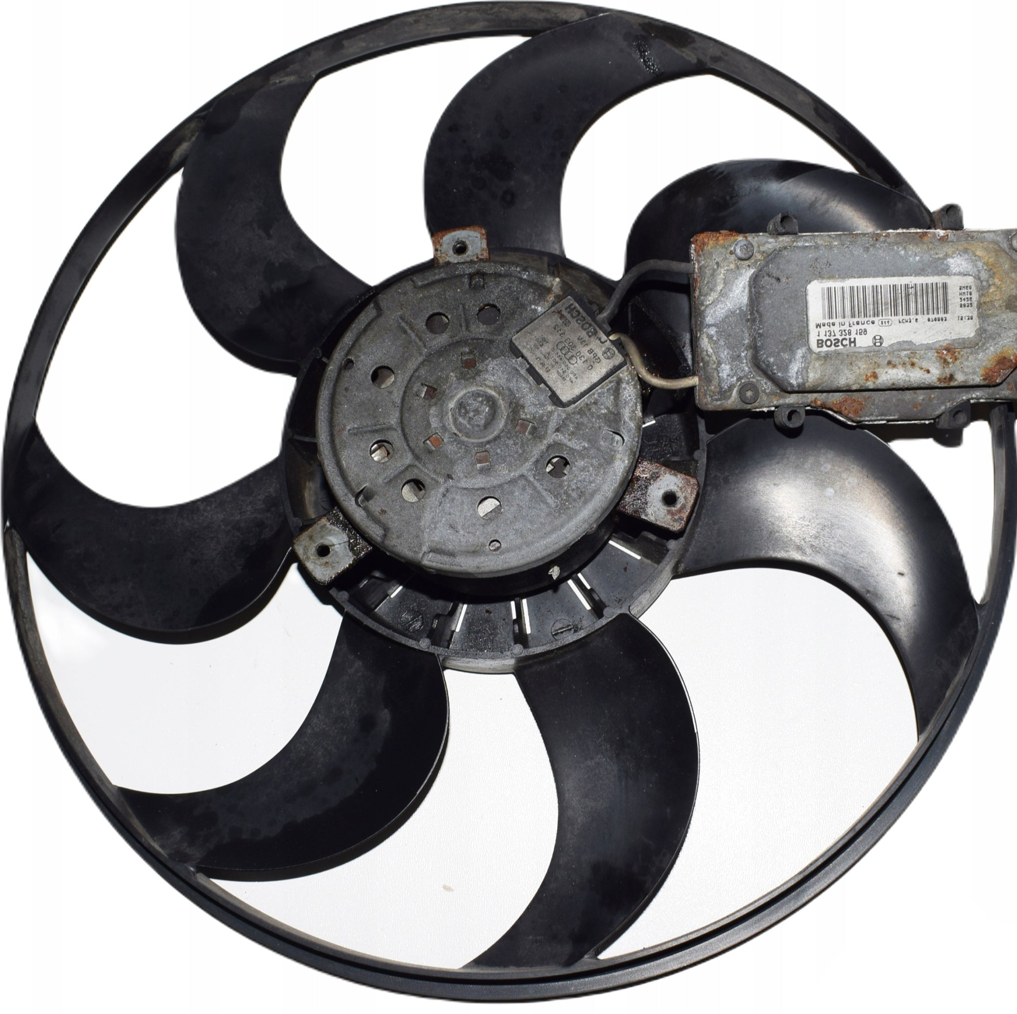 Engine Cooling Fan Motor Fan Assembly 4F0959455E Compatible With AUDI A6 C6 (4F2) | A6 / S6