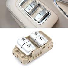 Beige Window Switch 2229051505 2229052104 A2229051505 A2229052104 Compatibility Across MERCEDES BENZ E-CLASS W213 & S-CLASS W222, V222 Tag-SW-73