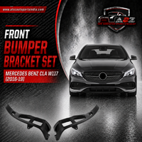 Front Bumper Bracket Set Left 1178857300 & Right 1178857400 Compatible With Mercedes Benz CLA W117 (2016-19) Tag No.506