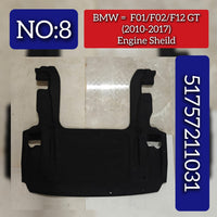 Engine Sheild 51757211031 Compatible With BMW F01/F02/F12 GT (2010-2017) Tag No.8