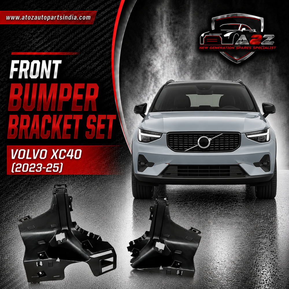 Front Bumper Bracket Set Left 32136093 & Right 32136092 Compatible With Volvo XC40 (2023-25)