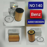 Oil Filter A0001803009 & E149H D114 &  OX1161D Compatible With MERCEDES-BENZ C-CLASS (W204) & CLS (C219) & S-CLASS (W221, V221) . Tag 140
