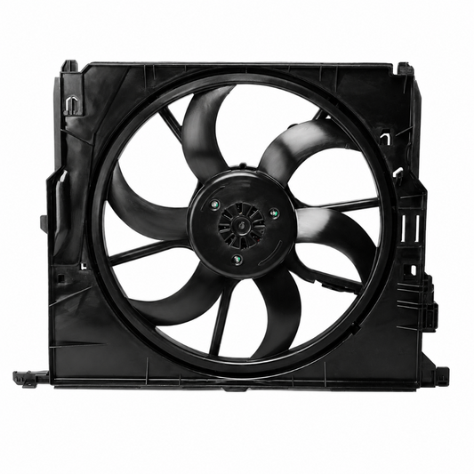 Engine Radiator Cooling Fan Assembly 17428509740 17417589031 17427804620 Compatible With BMW 5 Series (F10) & 6 Convertible (F12)