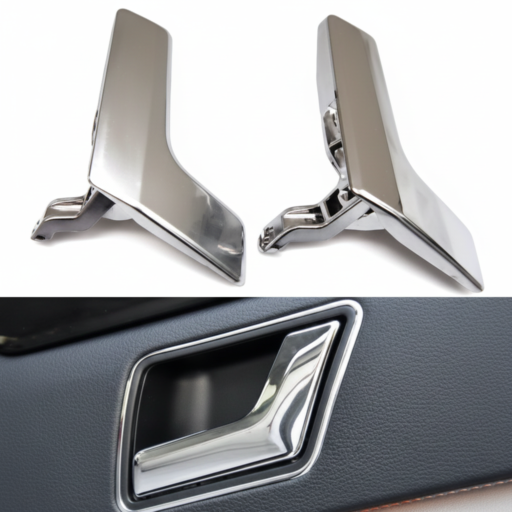 Inner Door Handle Without Chrome (Set of 2) Compatible With  MERCEDES BENZ C-CLASS W204