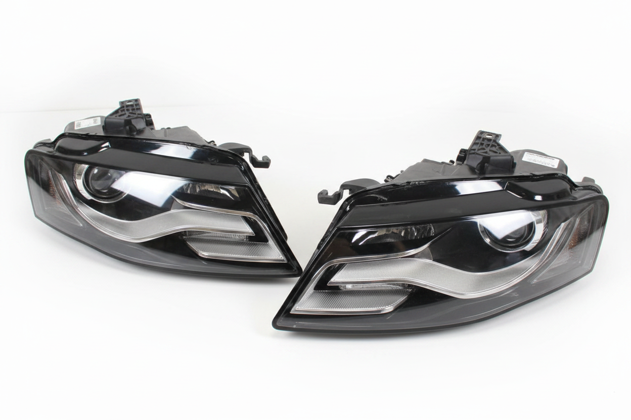 Headlight Headlamp Left Headlight Headlamp Left 8K0941029 & Right 8K0941030 8K0941029AF (Without Blaster) Compatible With AUDI A4 (2011-2015) Tg No.170
