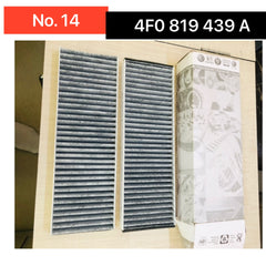 Cabin Air Filter  4F0819439A & E1944LI & LA239/S Compatible With AUDI A6 C6 (4F2) | A6 / S6 & R8 (422, 423) Tag 14