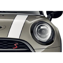 Headlight Chrome Bezel Ring Trim Left 51137449209 & Right 51137449210 Compatible With MINI F55 & F56 (Glossy Black 2014-2020)