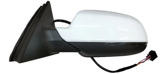 Mirror Assembly Electric Folding/Turn Signal Complete Door wing Mirror Left & Right (8 Pin) Compatible With AUDI A4 Tag-SMA-158