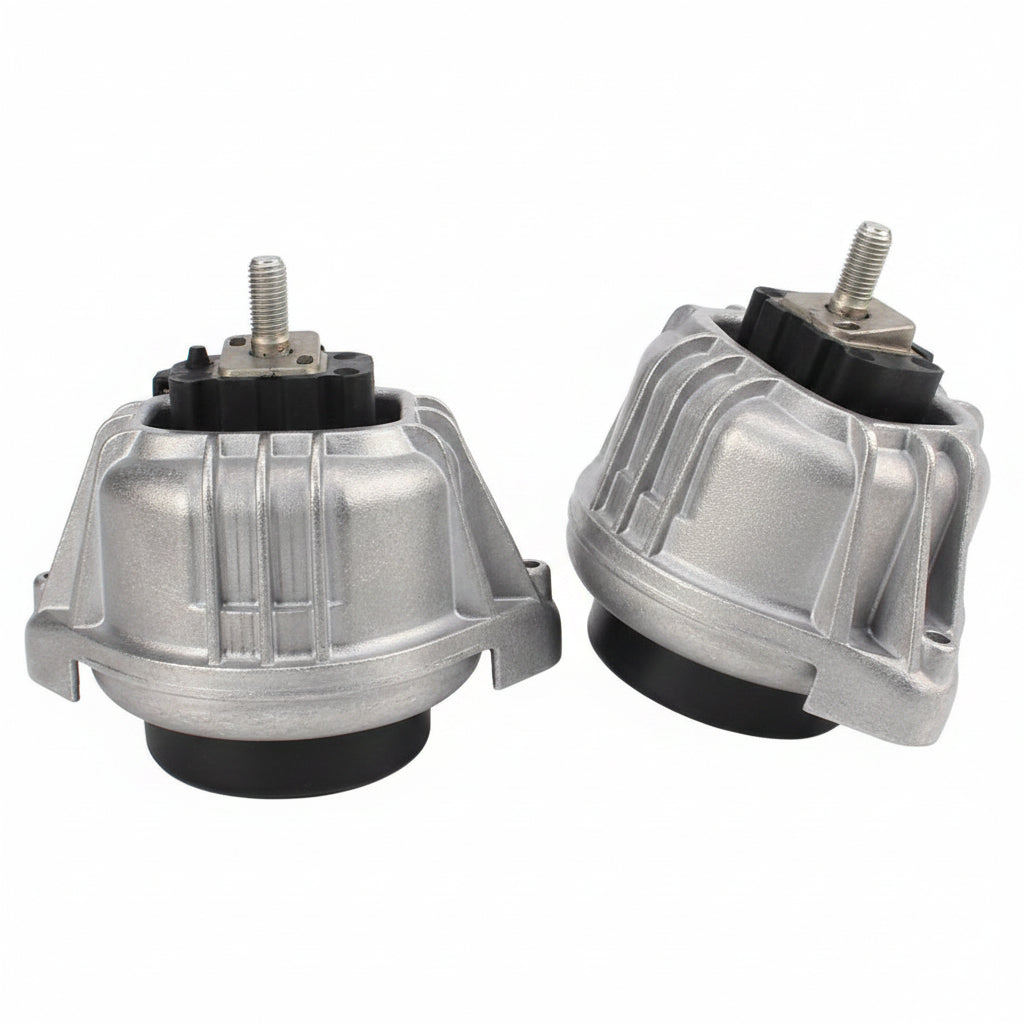 Front Engine Support Motor Mount Set Compatible With BMW 3 Series E90 & X1 E84  Engine Support Motor Mount Left 22116768851 & Right 22116768852