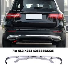 Rear Bumper Chrome 2538852325 Compatible With MERCEDES BENZ GLC X253 2016-2019 Tag No.123