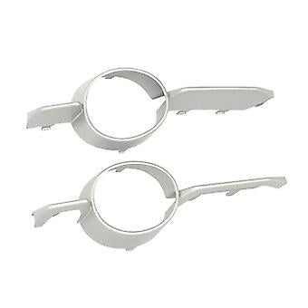 Fog Lamp Cover Chrome Set Only Chrome Left 51117188385 Right 51117188386 Compatible With BMW F71 (2008-2014)