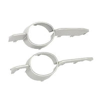 Fog Lamp Cover Chrome Set Only Chrome Left 51117188385 Right 51117188386 Compatible With BMW F71 (2008-2014)