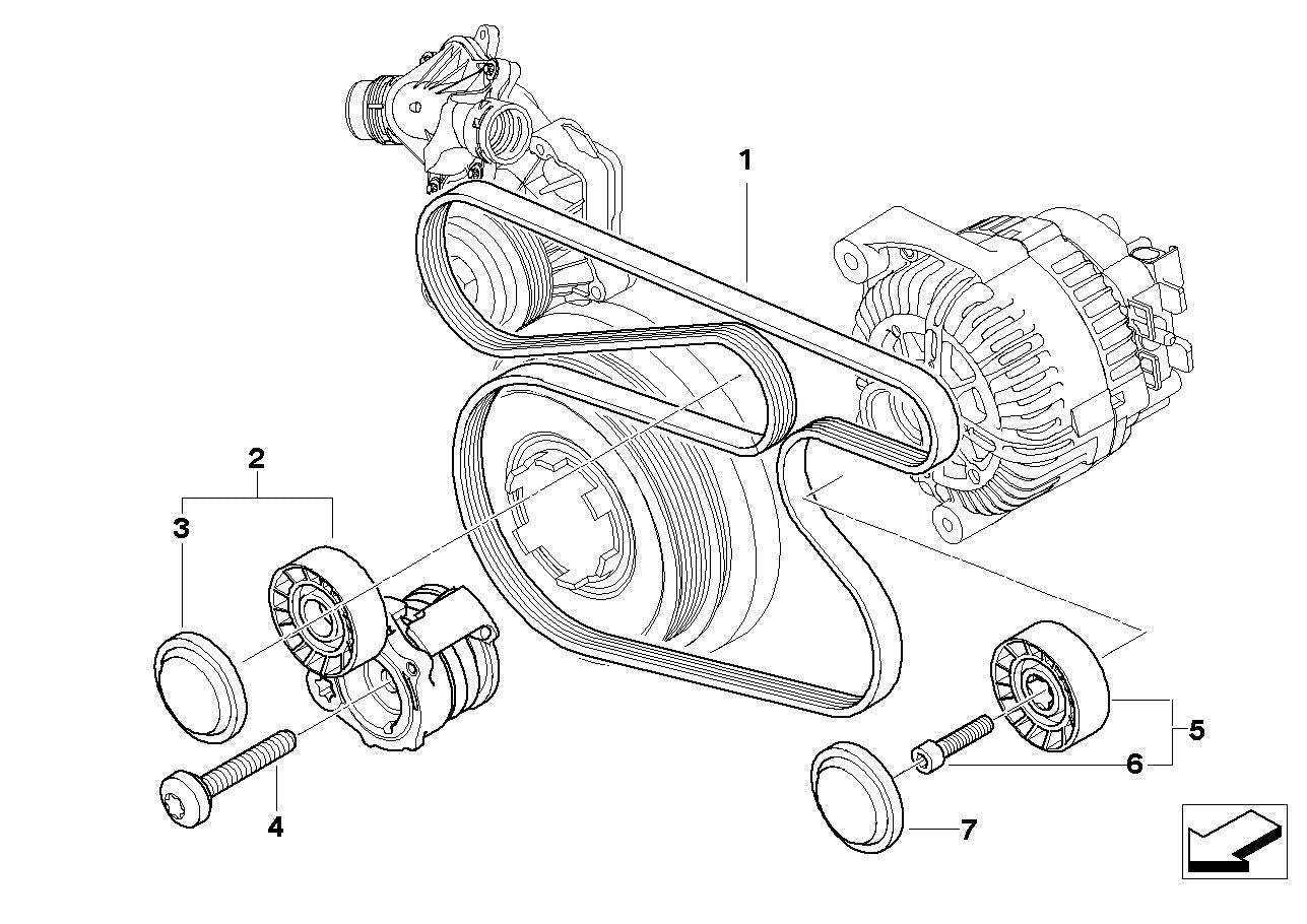 Timing Belt 6PK1836 Compatible With BMW 3 Series (E90) & 3 Convertible (E93) Tag-BEL-22