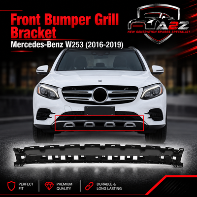 Front Bumper Grill Bracket 2538852200 Compatible With Mercedes-Benz GLC-CLASS W253 (2016-2019) Tag No.989