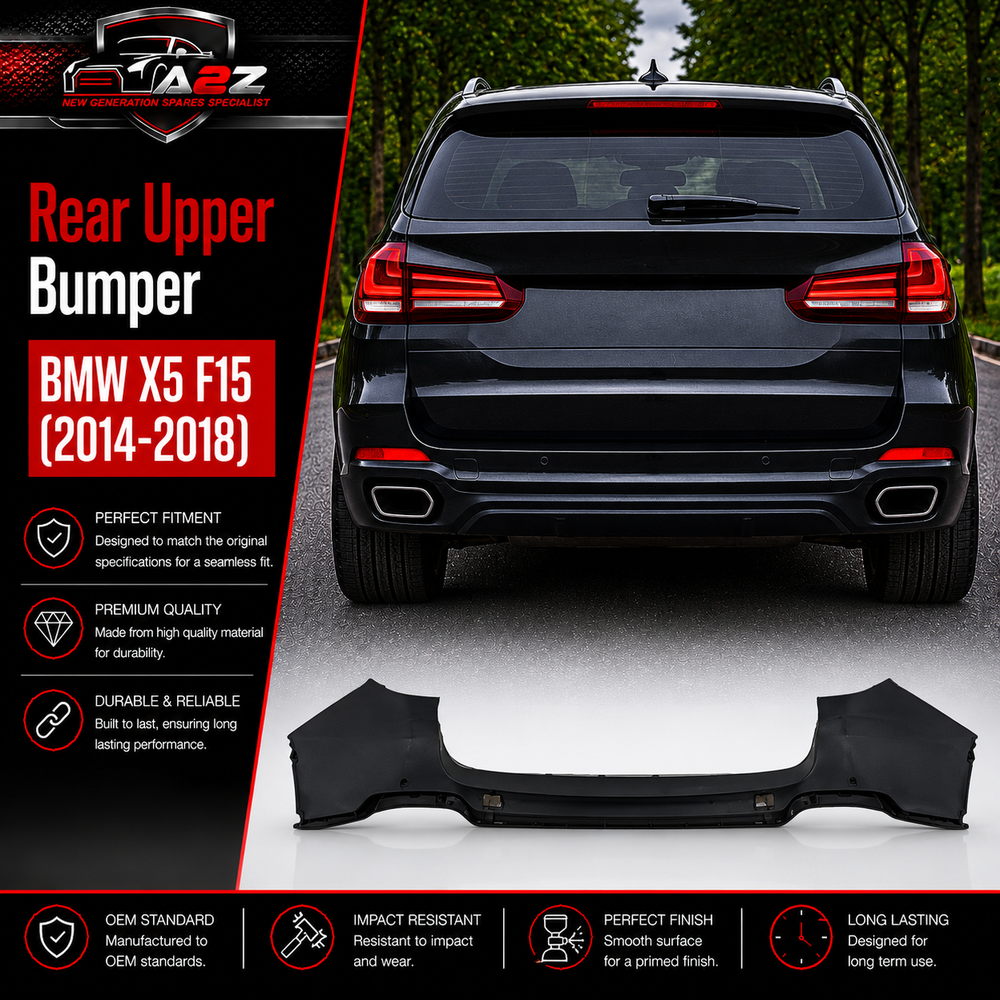 Rear Upper  Bumper 51127384334 Compatible With BMW X5 F15 (2014-2018) Tag No.115