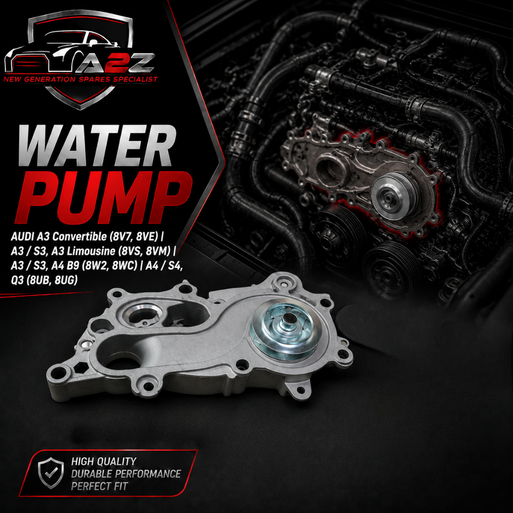 Water Pump WP6094 04E121600BE Compatible With AUDI A3 Convertible (8V7, 8VE) | A3 / S3, A3 Limousine (8VS, 8VM) | A3 / S3, A4 B9 (8W2, 8WC) | A4 / S4, Q3 (8UB, 8UG) (CONTINENTAL)