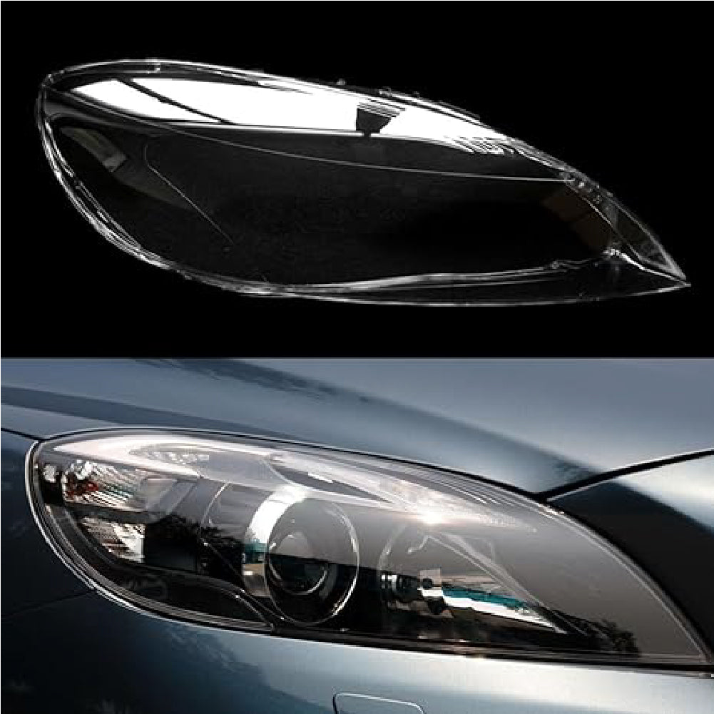 VOLVO=V40 - 2012-19 - Car Front Headlight Lens Cover Headlamp Caps Transparent Lamp Shade Lamp cover  for VOLVO V40 2012 - 2019.