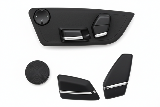 Front Left/Right Seat Adjustment Buttons Black 61319275073 61319265269 Compatible With BMW 5/6/7 Series F10 F11 F07 F06 F12 F01 F02 F04