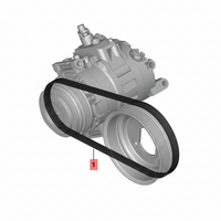Elast Multi Rib Belt 4PK850 ELAST 11287631826 Compatible With BMW 5 (E60), 7 (E65, E66, E67) (CONTINENTAL)