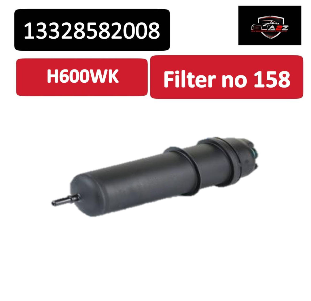 Fuel Filter  H600WK & 13328582008 & KL872 13328582272 13328591018 13328591019 Compatible With BMW 3 (G20, G80, G28) & 5 (G30, F90) & 7 (G11, G12) & X3 (G01, F97, G08) & X4 (G02, F98) & X5 (G05, F95) & X5 Van (G05) & X7 (G07) Tag : 158