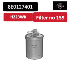 Fuel Filter H223WK & 8E0127401 & KL554D Compatible With AUDI  Tag 159