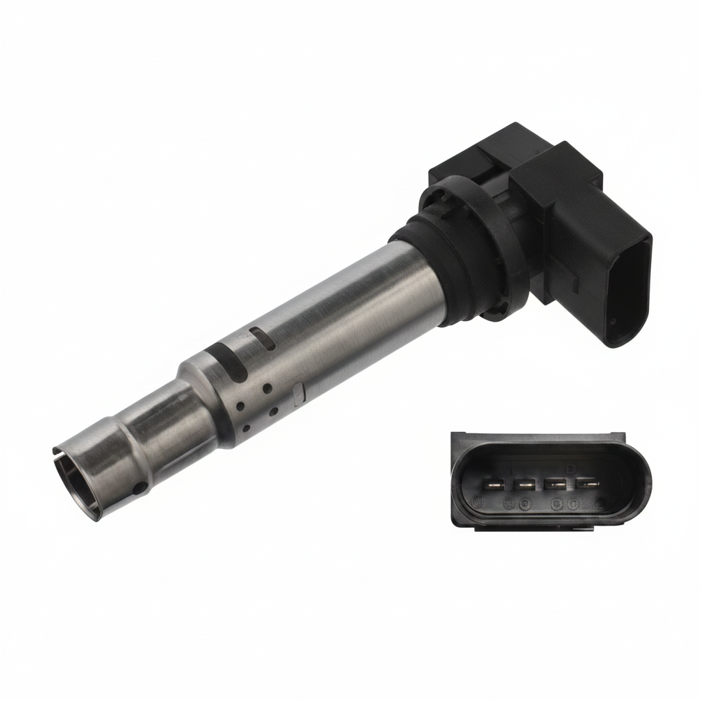 Ignition Coil 036905715E 036905100A 036905100B Compatible With SKODA FABIA II & (542) RAPID (NA2) & VW JETTA IV (162, 163, AV3, AV2) | JETTA / CLASICO | VENTO POLO V (6R1, 6C1) & POLO V Saloon (602, 604, 612, 614) | VENT