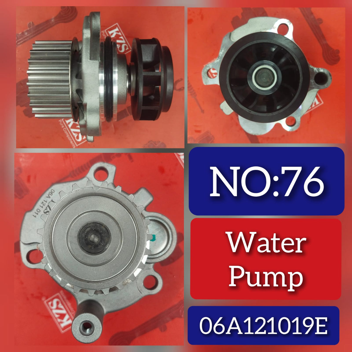 Water Pump 06A121019E Compatible With Volkswagen Beetle Jetta  Passat &. Audi Tag-W-76