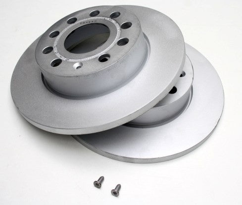 Rear Brake Disc Set 1K0615601AB 5C0615601A 5Q0615601F 5QD615601B Compatible With SKODA OCTAVIA II (1Z3) | LAURA &  OCTAVIA III (5E3, NL3, NR3) & YETI (5L) & VW BEETLE (5C1, 5C2) | FUSCA | BJALLA & JETTA IV (162, 163, AV3, AV2)