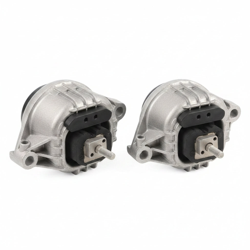 Front Engine Support Motor Mount Set Compatible With BMW 3 Series E90 & X1 E84  Engine Support Motor Mount Left 22116768851 & Right 22116768852