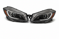 Headlight Headlamp Left A1768201161 & Right A1768201261 (Without Blaster) Compatible With MERCEDES-BENZ A-CLASS (W176) (2012-2015)