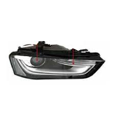 Headlight Headlamp Left Headlight Headlamp Left 8KD941005B & Right 8KD941006B (Without Blaster) Compatible With AUDI A4 (2011-2013)