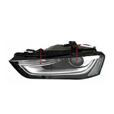 Headlight Headlamp Left Headlight Headlamp Left 8KD941005B & Right 8KD941006B (Without Blaster) Compatible With AUDI A4 (2011-2013)