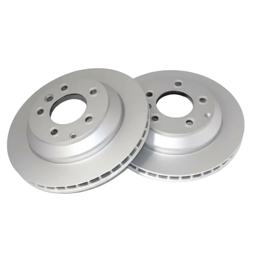 Rear Brake Disc Set 7L8615601C 7L8615601G Compatible With AUDI Q7 4LB & PORSCHE CAYENNE 92A & VW TOUAREG 7LA