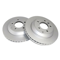 Rear Brake Disc Set 7L8615601C 7L8615601G Compatible With AUDI Q7 4LB & PORSCHE CAYENNE 92A & VW TOUAREG 7LA